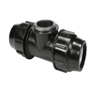 MDPE Female Tee 40OD x 32mm BSP