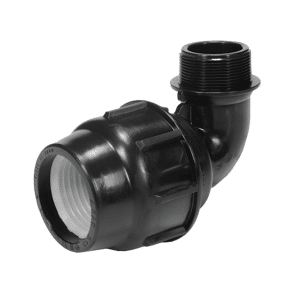 MDPE Male Elbow 90 degree 25OD x 20mm BSP