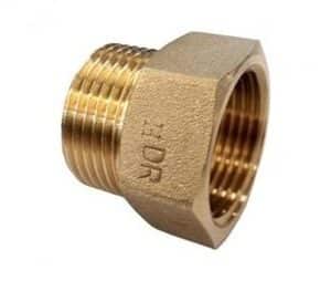 Brass Male & Female Reducing Socket Lead Free 40mm-32mm