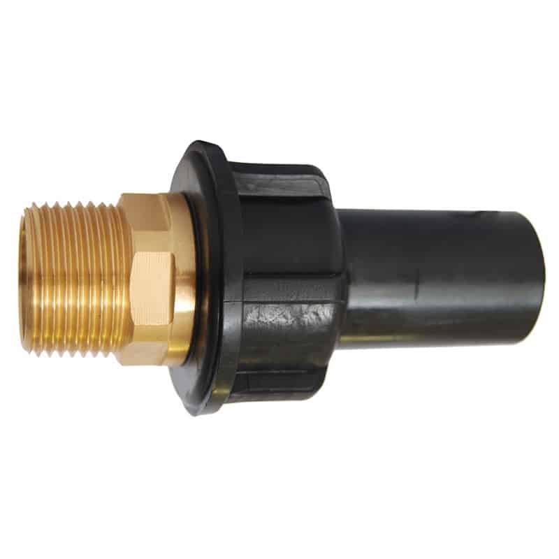 Fusion Male Transition Adaptor Brass 32OD x 25mm BSP Lead Free