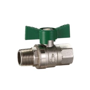 Logi Lead Free Ball Valve Male/Female Short Handle 15mm